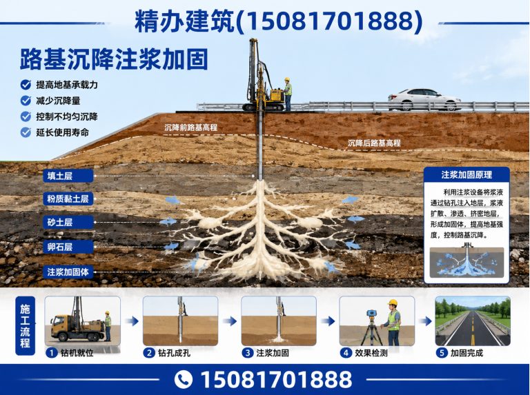 丛台区邯郸注浆施工展示图